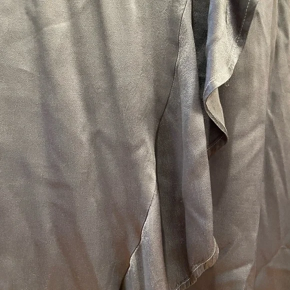 BHLDN (Anthropologie) purple silver asymmetrical dress 💜 - Picture 3 of 6